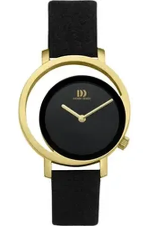 Danish Design Quarzuhr Danisch Design damenuhr Pico Black Gold IV15Q1271 Microfaser, (1-tlg)