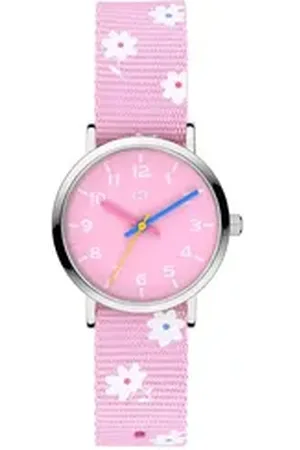 Cool Time Kids Quarzuhr Nylon rosa