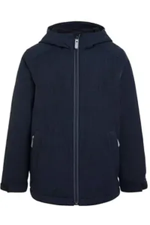elkline Winterjacke Pfützen King wasserdicht reflektierend gefütterte Kapuze blau 152-158