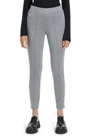 Cartoon Leggings Leggings mit elastischem Bund Biesen grau 44