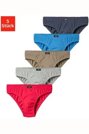 H.I.S H.I.S Slip (Packung, 5-St) für Jungen, bequemer Basic für jeden Tag blau|bunt|grau|rot 182