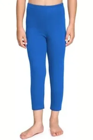 Merry Style Leggings Mädchen Caprihose 3/4 Hosen aus Baumwolle MS10-226 (1-tlg) bequem, elastischer Bund blau 122