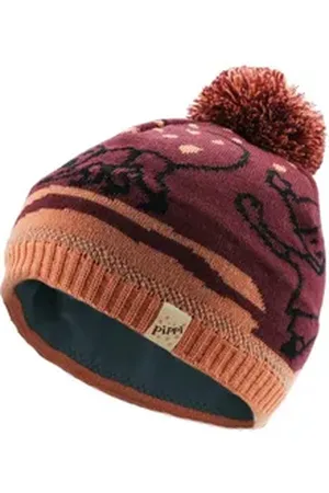Bavarian Couture Beanie Kinder Bommel-Haum Beanie (Beanie, Bommelmütze) bunt
