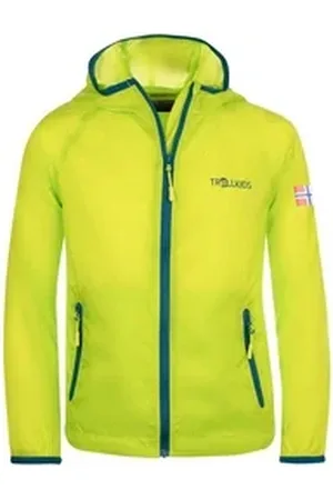 TROLLKIDS Sommerjacke Kids Fjell Running Jacket gelb 164 Kinder