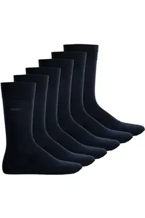HUGO BOSS Kurzsocken Herren Socken 6er Pack Baumwollmischung (Packung, 6er Pack) blau|schwarz 39-42