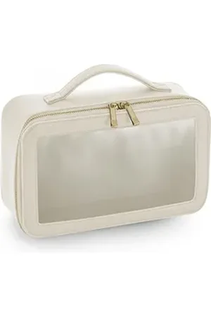 BagBase Kulturbeutel Boutique Clear Window Travel Case 26x16x9 cm