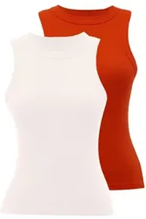 WESTMARK LONDON Tanktop WMCLARA RIB 2-PACK orange XL