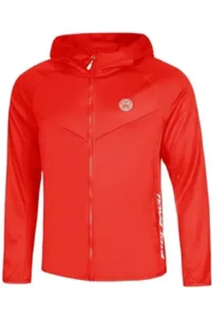 Bidi Badu Trainingsjacke Crew Hood Jacket orange|rot XL