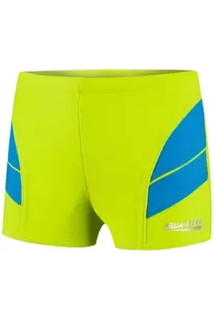 Aquaspeed Badehose Elastische Badeshorts 104 cm Atmungsaktiv & schnelltrocknend (Hochwertiges Material – chlorresistent & beständig gegen Salzwasser) 4-Wege-Stretch für maximale Bewegungsfreiheit & Komfort blau|grün 104 cm