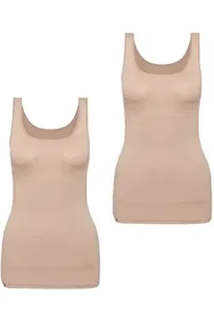 Triumph Tanktop Trendy Sensation (2-tlg) Damen Frauen Mädchen beige M