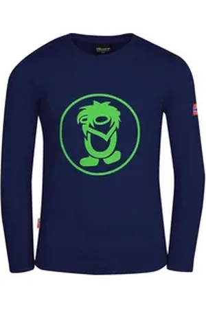 TROLLKIDS Longsleeve Troll blau|grün 92