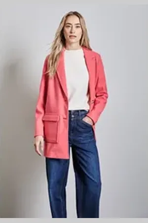Street one Outdoorjacke mit Reverskragen rosa 36