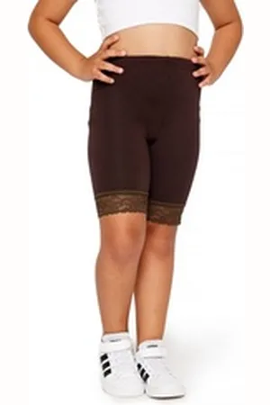 Merry Style Leggings Mädchen Kurze Hose MS10-434 (1-tlg) aus Viskose braun 128