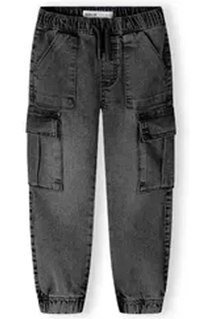 Minoti Cargojeans Denim-Kampfhosen (3y-14y) schwarz 140-146cm
