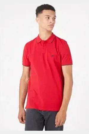 Wrangler Poloshirt rot S