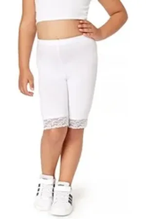 Merry Style Leggings Mädchen Kurze Hose MS10-434 (1-tlg) aus Viskose weiß 128