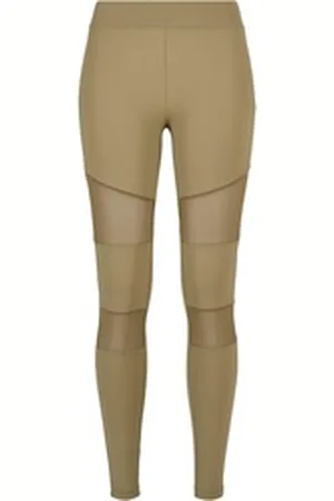Urban classics Leggings Damen Ladies Tech Mesh Leggings (1-tlg) braun XL