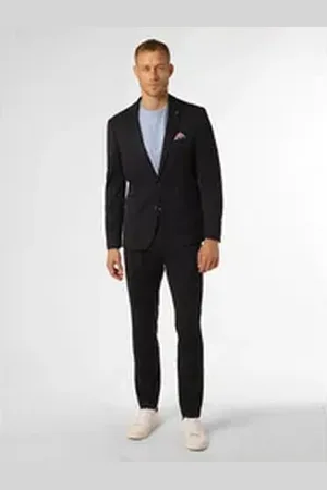 Finshley & Harding London Anzug Brixdon/Hoxdon blau 48