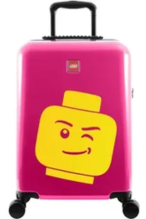 LEGO Wear ® Bags Trolley ColourBox Minifigure Head, TSA LOCK, hochwertig, leise Doppelräder rosa