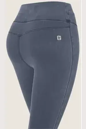 Freddy Jeggings N.O.W. in 7/8-Länge aus Tencel-Denim mit hohem Taillenbund hohem, überkreuztem Taillenbund L