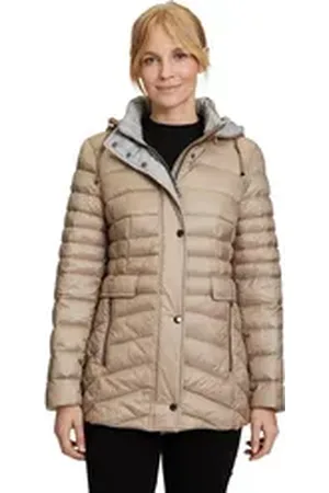 gil-bret Steppjacke mit abnehmbarer Kapuze braun 36