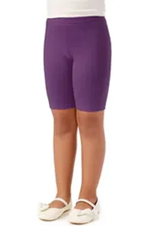 Merry Style Leggings Mädchen Kurze Hose Radlerhose MS10-227 (1-tlg) aus Baumwolle lila 128