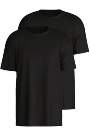 Calida Unterziehshirt Natural Benefit Herren (2-St., 2er-Pack) schwarz XXL (58/60)