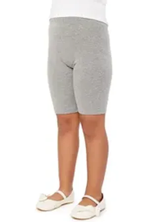 Merry Style Leggings Mädchen Kurze Hose Radlerhose MS10-227 (1-tlg) aus Baumwolle grau 140