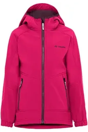 Vaude Outdoorjacke Kids Rondane Jacket IV (1-St) winddichte und wasserabweisende Kinder Softshelljacke blau 110/116
