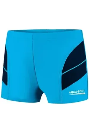 Aquaspeed Badehose Schwimmshorts für Jungen 152 cm Elastisch & widerstandsfähig (Leistungsstarke Badehose – entwickelt für maximale Performance) Hohe Qualität für lange Haltbarkeit ohne Materialermüdung blau 152 cm