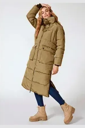 ONLY Steppmantel ONLNORA X-LONG PUFFER CC OTW braun XS (34)