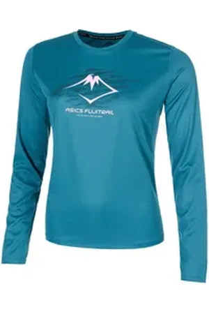 Asics Longsleeve Fujitrail Logo Longsleeve blau L