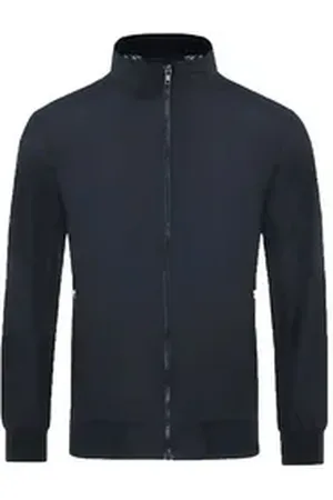 Allthemen Bomberjacke Herren Leichte Jacke mit Stehkragen schwarz 3XL