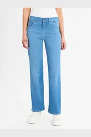 Angels Straight-Jeans Lara blau 36-28