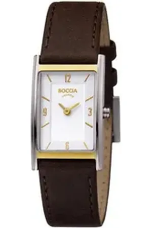 Boccia Titanium Boccia Titanchronograph Damenarmbanduhr weiß