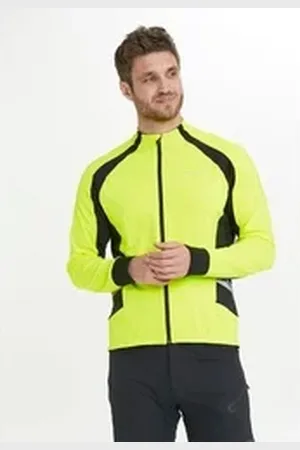 Endurance Fahrradjacke Verner mit reflektierenden Elementen gelb|schwarz S