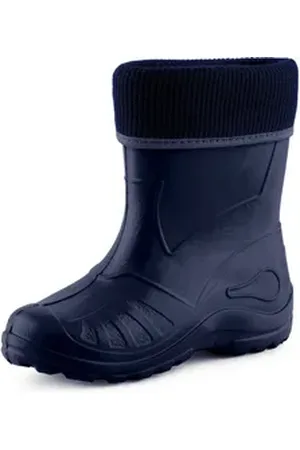 Ladeheid EVA KL058 Thermo Regenstiefel Kinder Gummistiefel mit herausnehmbares Innenfutter blau 34 EU