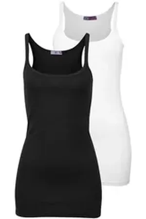 AJC Longtop (2er-Pack) in Basic Form im Doppelpack schwarz 44/46 (L)