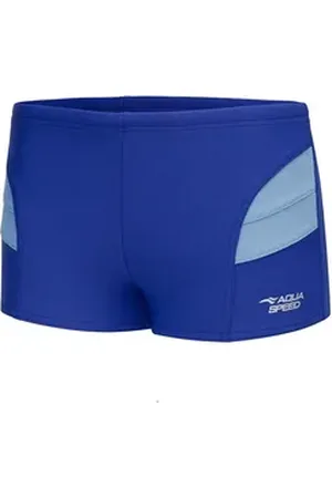 Aquaspeed Badehose Andy Kinder Jungen Schwimmhose Modern Kordelzug 104-152 cm (Einzelne Badehose) Hochelastisch – ideal für Sport & Freizeit blau 140 cm