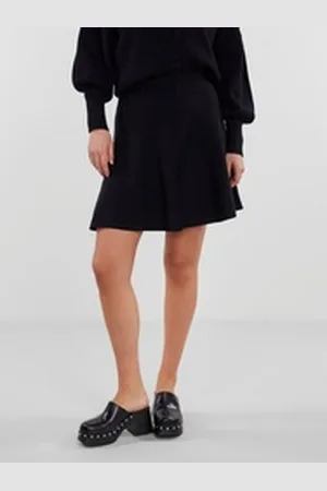 Y.A.S Minirock YASFONNY HW KNIT SKIRT S. NOOS schwarz M (38)