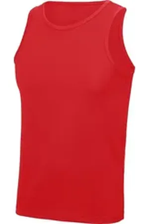 Just Cool Trainingsshirt Cool Vest Tank Top Sport T-Shirt - WRAP zert. Herstellung XS