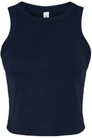 Bella + Canvas Tanktop Women ́s Micro Rib Racer Tank Damen Top XL