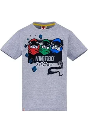LEGO Wear ® T-Shirt ® Ninjago T-Shirt Jungen + Mädchen Gr.104 116 128 140 grau 116