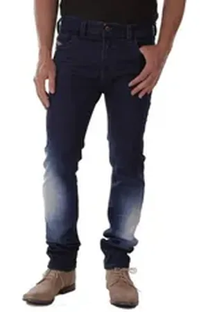 Diesel Skinny-fit-Jeans Thavar 084LU Herren Jeans Hose Slim Skinny blau