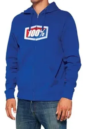 100% Kapuzenpullover Official full-zip Hoody - Royal XL (1-tlg) blau XL