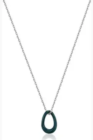 ANIA HAIE Collier Damen-Kette 925er Silber blau|silberfarben