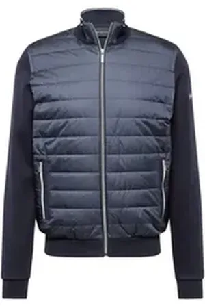 Bugatti Sweatjacke (1-tlg) blau 3XL