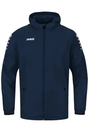Jako Regenjacke Team 2.0 Allwetterjacke Dunkel Kapuzenjacken Atmungsaktivität blau L