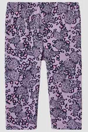 QS by s.Oliver 3/4-Leggings Capri-Leggings mit All-over-Print lila 92