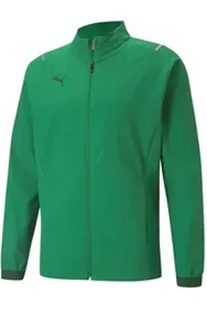 PUMA Sweatjacke teamCUP Sideline Trainingsjacke Polyester grün XL